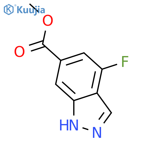 Methyl 4-fluoro-1H-indazole-6-carboxylate structure