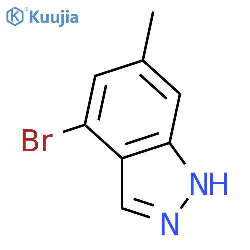 4-Bromo-6-methyl-1H-indazole structure