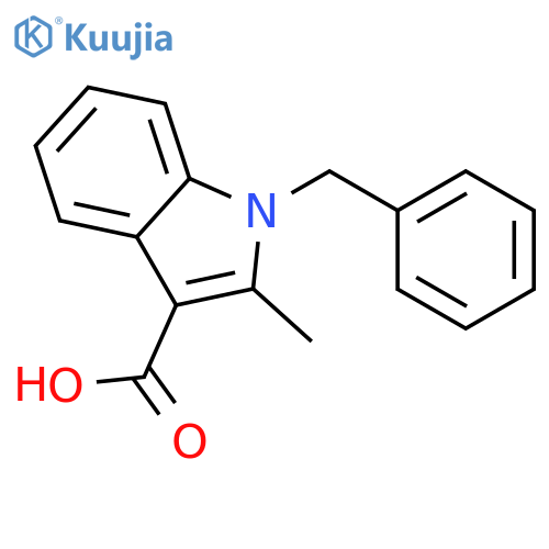 1H-Indole-3-carboxylic acid, 2-methyl-1-(phenylmethyl)- structure