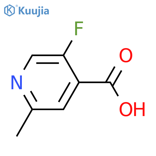 5-fluoro-2-methylpyridine-4-carboxylic acid structure