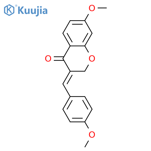 7-Hydroxy-3-(4-hydroxybenzylidene)-4-chromanone; (Z)-form, Di-Me ether structure