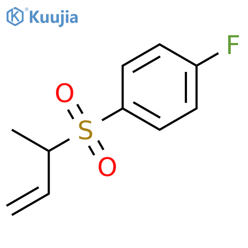 Benzene, 1-fluoro-4-[(1-methyl-2-propenyl)sulfonyl]- structure