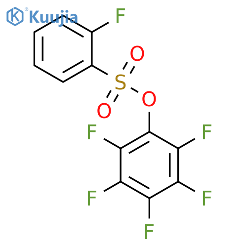 2,3,4,5,6-Pentafluorophenyl2-fluorobenzenesulfonate structure