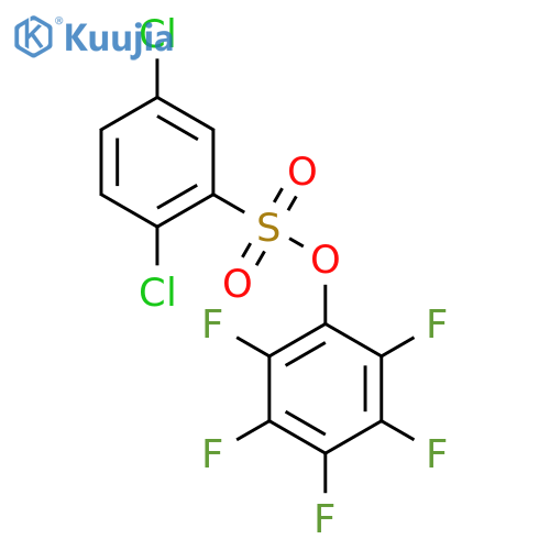 2,3,4,5,6-Pentafluorophenyl2,5-dichlorobenzenesulfonate structure