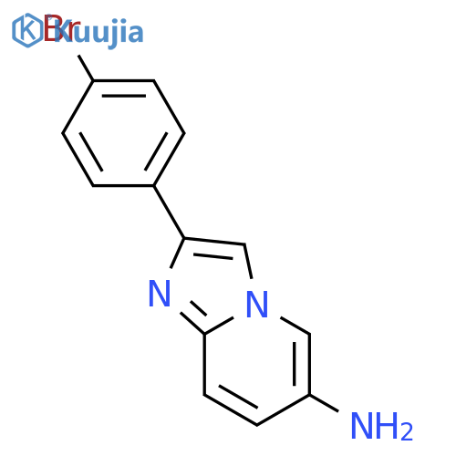 2-(4-Bromophenyl)imidazo1,2-apyridin-6-ylamine structure