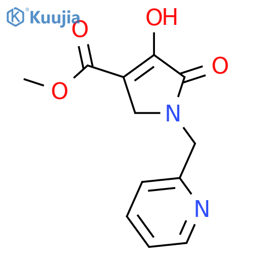 Methyl 4-Hydroxy-5-Oxo-1-(2-Pyridinylmethyl)-2,5-Dihydro-1h-Pyrrole-3-Carboxylate structure