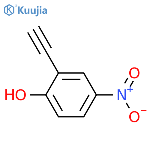 2-Ethynyl-4-nitrophenol structure