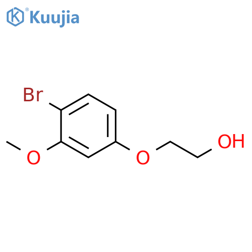 Ethanol, 2-(4-bromo-3-methoxyphenoxy)- structure