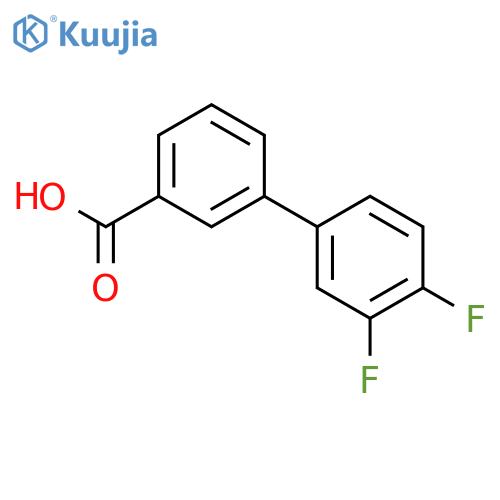 3-(3,4-Difluorophenyl)benzoic acid structure