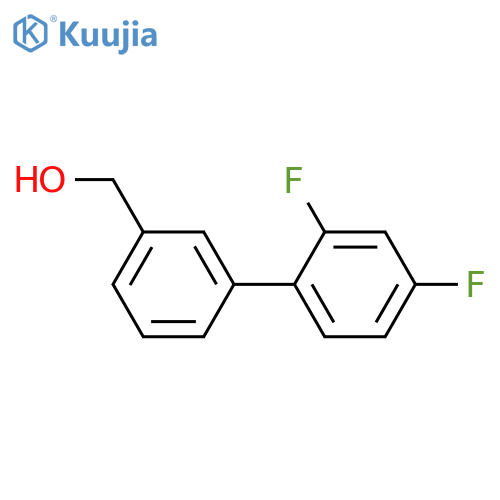 [1,1'-Biphenyl]-3-methanol,3',4'-difluoro- structure