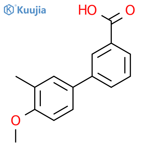 3-(4-methoxy-3-methylphenyl)benzoic Acid structure