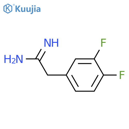 2-(3,4-difluorophenyl)ethanimidamide structure