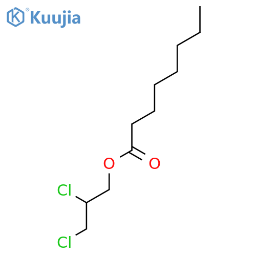 Octanoic acid, 2,3-dichloropropyl ester structure