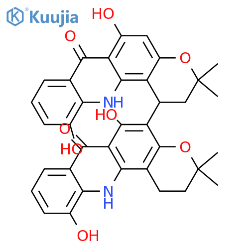 Oriciacridone F structure