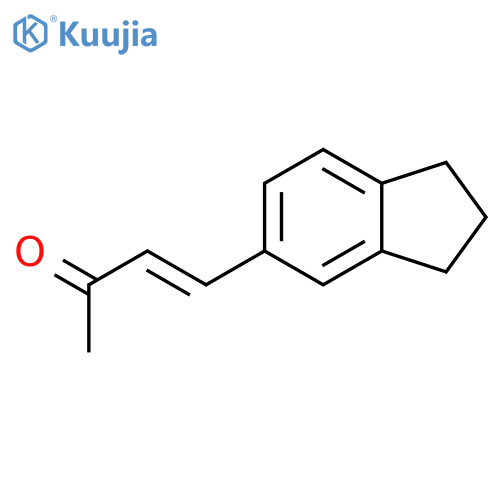 4-(2,3-dihydro-1H-inden-5-yl)but-3-en-2-one structure