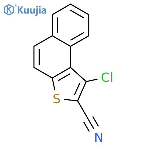 1-Chloronaphtho2,1-bthiophene-2-carbonitrile structure