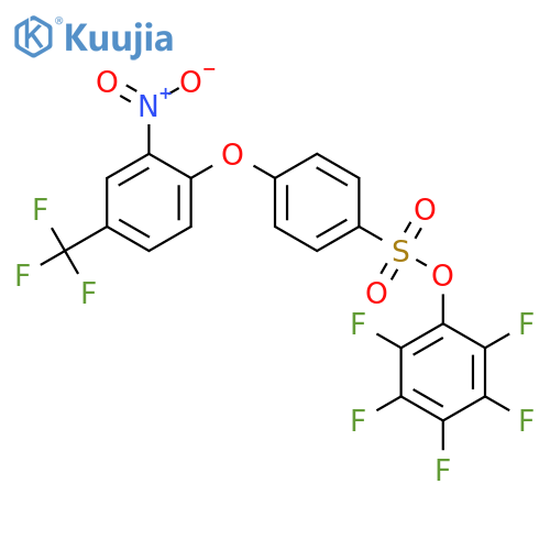 2,3,4,5,6-Pentafluorophenyl 4-2-Nitro-4-(trifluoromethyl)phenoxybenzenesulfonate structure