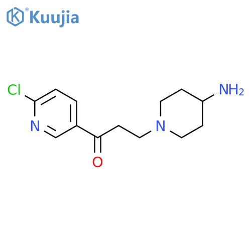 3-(4-Amino-Piperidin-1-Yl)-1-(6-Chloro-Pyridin-3-Yl)-Propan-1-One structure