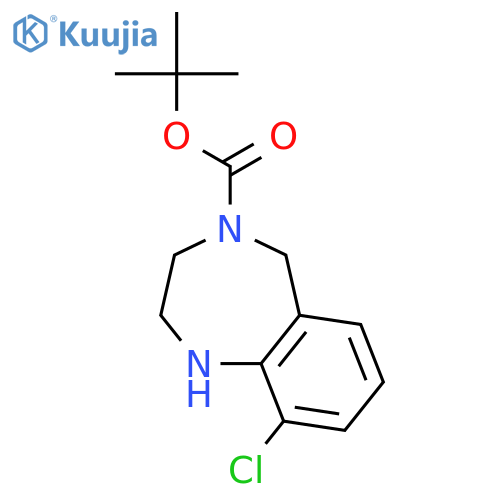 4-Boc-9-Chloro-2,3,4,5-Tetrahydro-1h-BenzoE1,4Diazepine structure