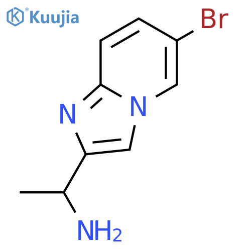 (6-BROMO-IMIDAZO[1,2-A]PYRIDIN-2-YLMETHYL)-METHYL-AMINE structure