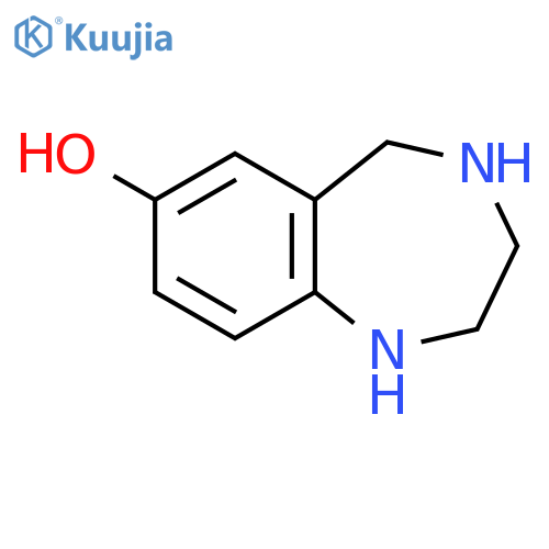 2,3,4,5-Tetrahydro-1H-benzoE1,4diazepin-7-ol structure