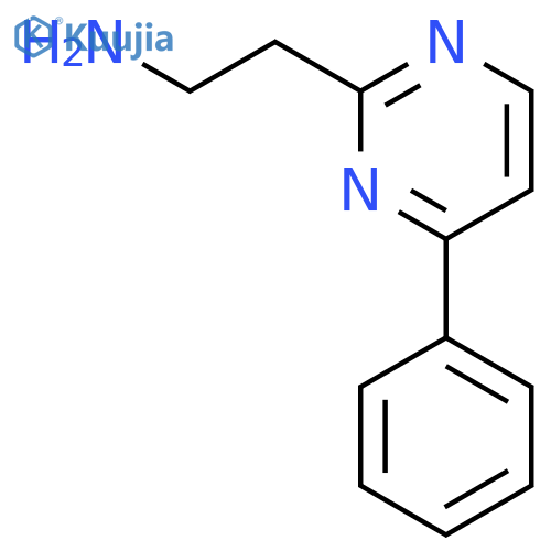 2-(4-Phenylpyrimidin-2-yl)ethanamine structure