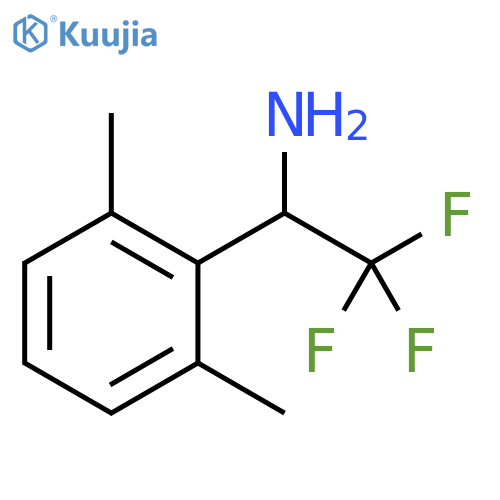 1-(2,6-dimethylphenyl)-2,2,2-trifluoroethan-1-amine structure