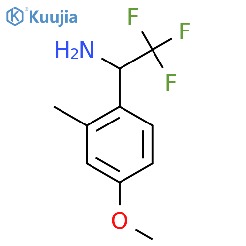 2,2,2-trifluoro-1-(4-methoxy-2-methylphenyl)ethan-1-amine structure