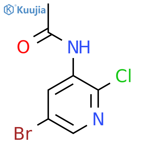 N-(5-Bromo-2-chloropyridin-3-YL)acetamide structure