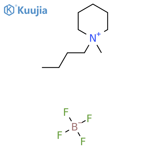 1-Butyl-1-methylpiperidinium tetrafluoroborate structure