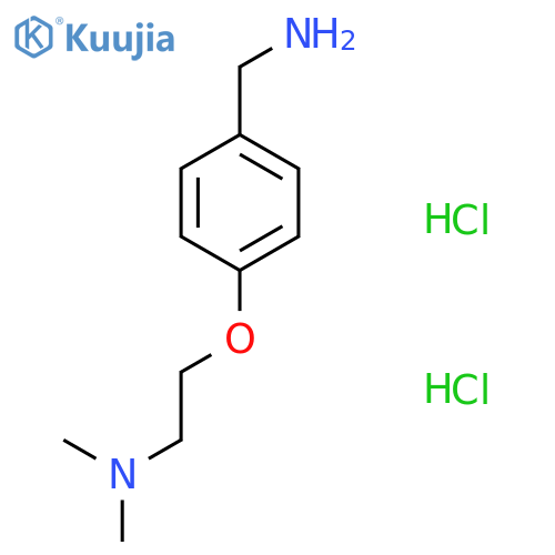 4-[2-(Dimethylamino)ethoxy]benzylamine 2hcl structure