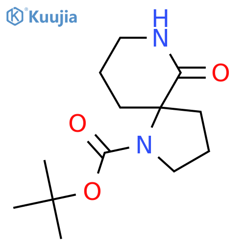 tert-butyl 6-oxo-1,7-diazaspiro[4.5]decane-1-carboxylate structure