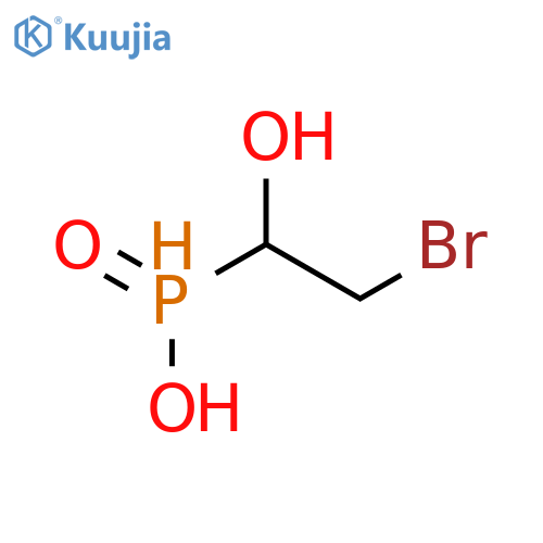 Phosphinic acid, (2-bromo-1-hydroxyethyl)- structure