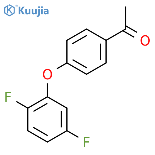 4'-(2,5-Difluorophenoxy)acetophenone structure