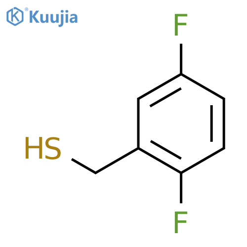 (2,5-difluorophenyl)methanethiol structure