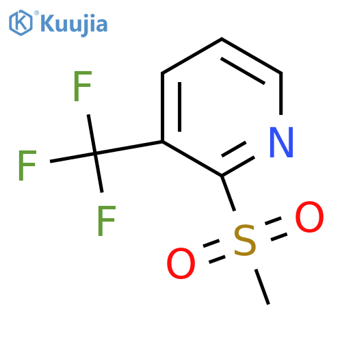 2-methanesulfonyl-3-(trifluoromethyl)pyridine structure