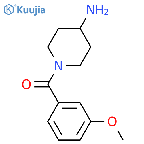 (4-AMINO-PIPERIDIN-1-YL)-(3-METHOXY-PHENYL)-METHANONE structure