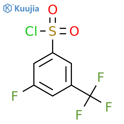 3-Fluoro-5-(trifluoromethyl)benzene-1-sulfonyl chloride structure