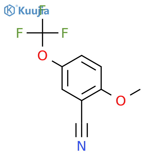 2-Methoxy-5-(trifluoromethoxy)benzonitrile structure