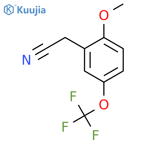 2-Methoxy-5-(trifluoromethoxy)phenylacetonitrile structure