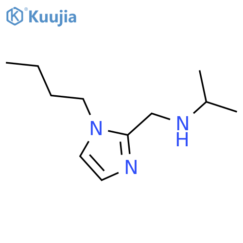 (1-Butyl-1H-imidazol-2-ylmethyl)-isopropyl-amine structure