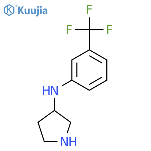 Pyrrolidin-3-yl-(3-trifluoromethyl-phenyl)-amine structure