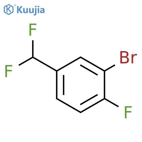 1-Bromo-5-(difluoromethyl)-2-fluorobenzene structure