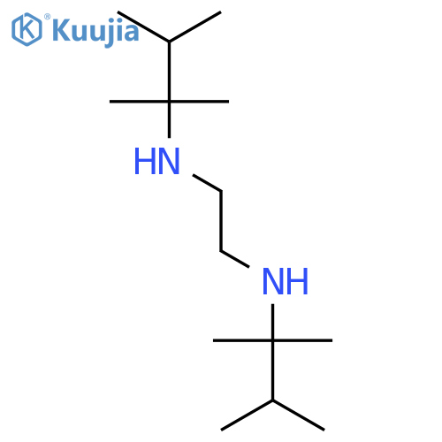 1,2-Ethanediamine, N,N'-bis(1,1,2-trimethylpropyl)- structure