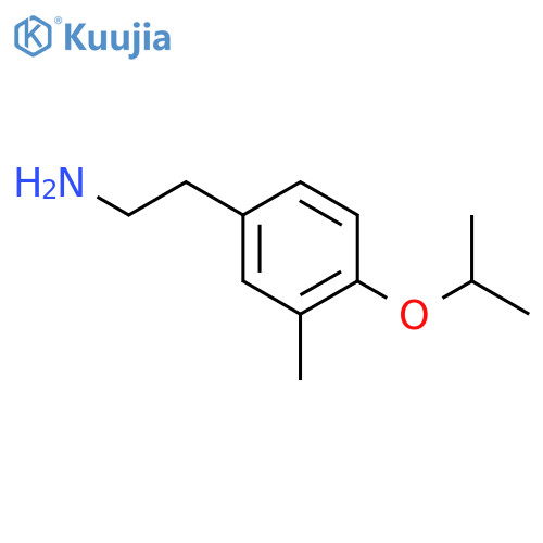 Benzeneethanamine, 3-methyl-4-(1-methylethoxy)- structure