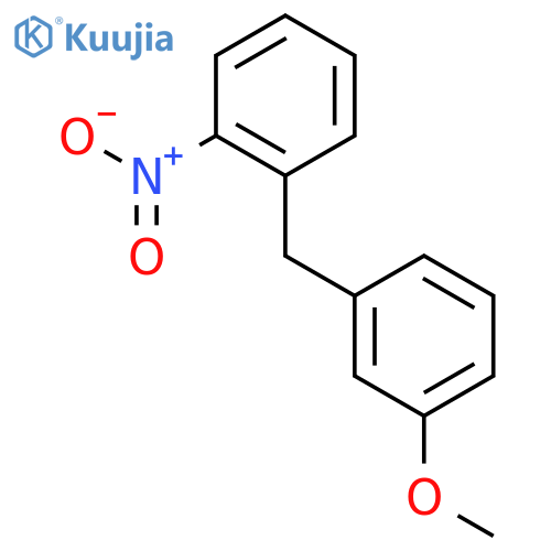 Benzene, 1-[(3-methoxyphenyl)methyl]-2-nitro- structure