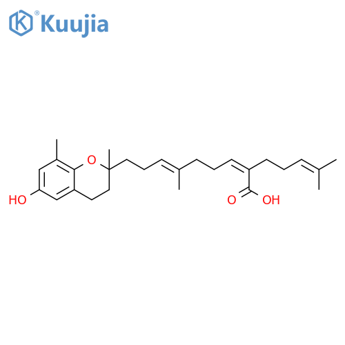 2,6-Nonadienoic acid, 9-(3,4-dihydro-6-hydroxy-2,8-dimethyl-2H-1-benzopyran-2-yl)-6-methyl-2-(4-methyl-3-pentenyl)-, (Z,E)- (9CI) structure