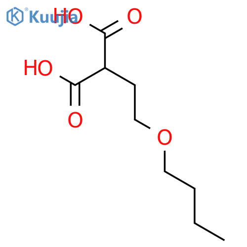 Propanedioic acid, (2-butoxyethyl)- structure