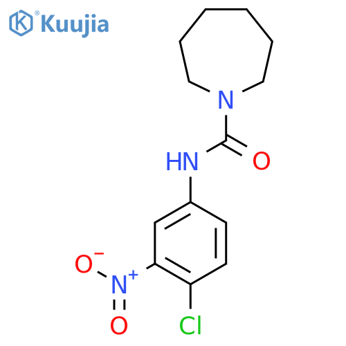 N-(4-Chloro-3-nitrophenyl)azepane-1-carboxamide structure