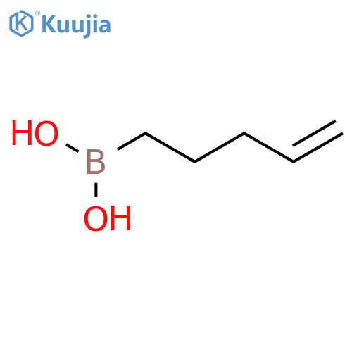 (pent-4-en-1-yl)boronic acid structure